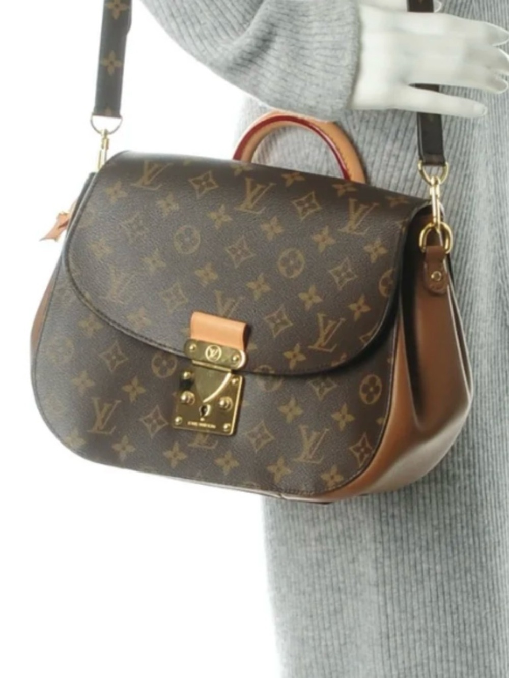 Louis Vuitton Monogram Canvas Eden MM Satchel with Vachetta Trim 2013 - Picture 14 of 15